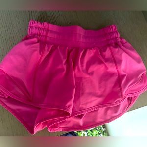 SONIC PINK lululemon hotty hots in size 0